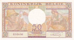 Belgium, 50 Francs, 1956, UNC, p133b
Estimate: USD 50-100