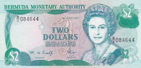 Bermuda, 2 Dollars, 1997, UNC, p40Ab
Queen Elizabeth II Portrait
Estimate: USD 20-40
