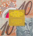 Brazil, 10 Reais, 2000, UNC, p248, FOLDER
Commemorative banknote, polymer
Estimate: USD 30-60