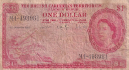 British Caribbean Territories, 1 Dollar, 1963, FINE, p7c
Estimate: USD 20-40