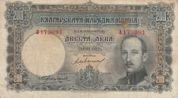Bulgaria, 200 Leva, 1929, VF, p50a
There are stains and split
Estimate: USD 25-50