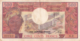 Cameroun, 500 Francs, 1978/1983, AUNC, p15b
Estimate: USD 20-40