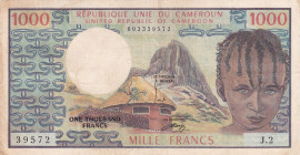 Cameroun, 1.000 Francs, 1978/1983, VF, p16a
Estimate: USD 20-40