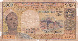 Cameroun, 5.000 Francs, 1974, FAIR, p17c
Fraying of the margins
Estimate: USD 30-60