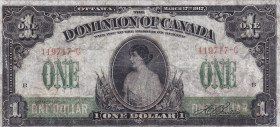Canada, 1 Dollar, 1917, VF, p32
Estimate: USD 100-200