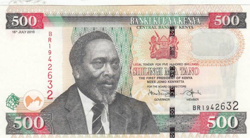 Kenya, 500 Shillings, 2010, UNC, p50a
Estimate: USD 20-40