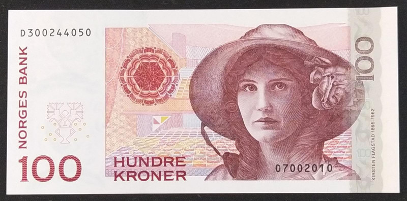 Norway, 100 Kroner, 2010, UNC, p49e
Estimate: USD 20-40