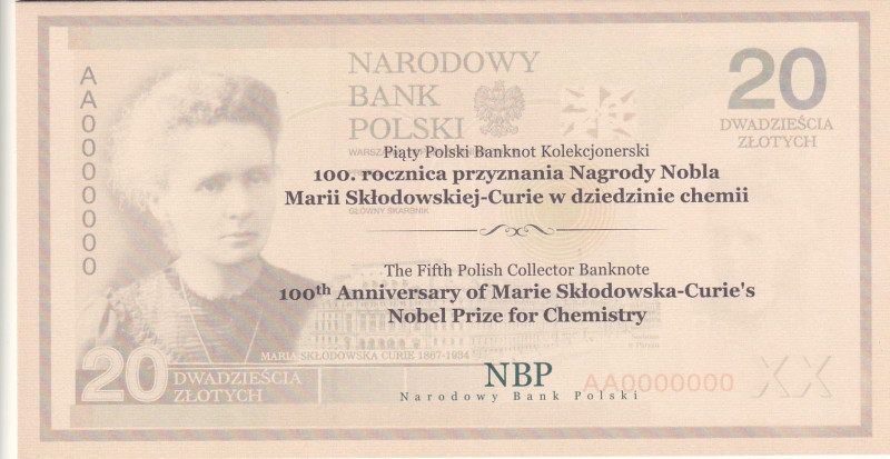 Poland, 20 Zlotych, 2011, UNC, pA184, FOLDER
Commemorative banknote
Estimate: ...