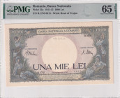 Romania, 1.000 Lei, 1941, UNC, p52a
PMG 65 EPQ
Estimate: USD 40-80