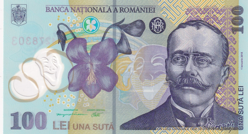 Romania, 100 Lei, 2018, UNC, p121
Polymer
Estimate: USD 30-60