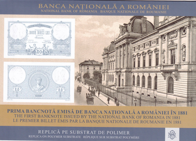 Romania, 20 Lei, 2021, UNC, p126, FOLDER
Commemorative banknote, polymer
Estim...