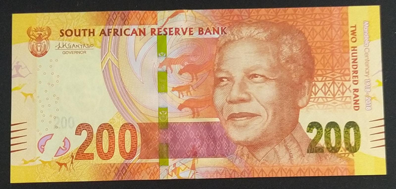 South Africa, 200 Rand, 2018, UNC, p147
Estimate: USD 25-50