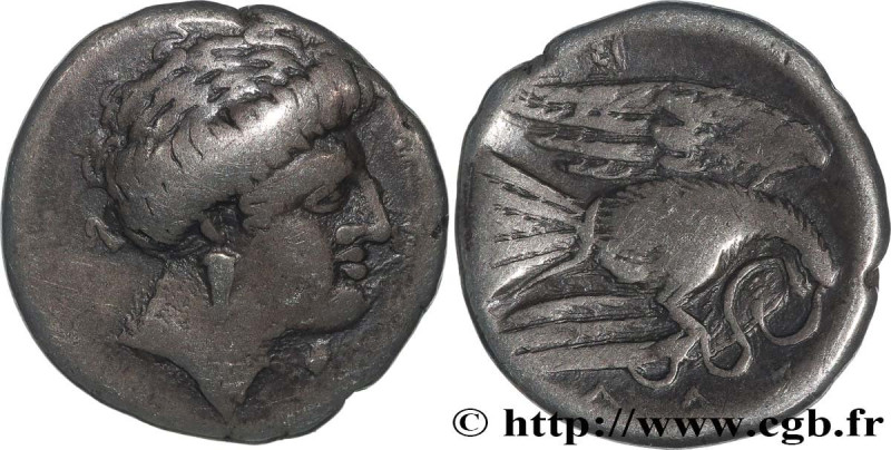 EUBOEA - CHALCIS
Type : Drachme 
Date : c. 338-308 AC. 
Mint name / Town : Chalc...