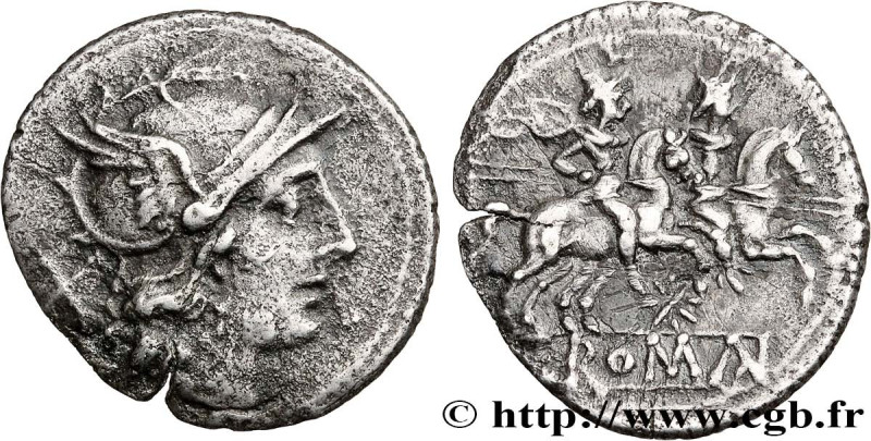 ROMAN REPUBLIC - ANONYMOUS
Type : Denier 
Date : 206-195 AC. 
Mint name / Town :...