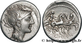 CLAUDIA
Type : Denier 
Date : 111-110 AC. 
Mint name / Town : Rome 
Metal : silver 
Millesimal fineness : 950  ‰
Diameter : 18  mm
Orientation dies : ...