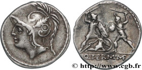 MINUTIA
Type : Denier 
Date : 103 AC. 
Mint name / Town : Rome 
Metal : silver 
Millesimal fineness : 950  ‰
Diameter : 19,5  mm
Orientation dies : 2 ...