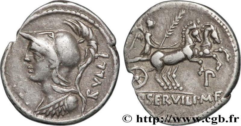 SERVILIA
Type : Denier 
Date : 100 AC. 
Mint name / Town : Rome 
Metal : silver ...