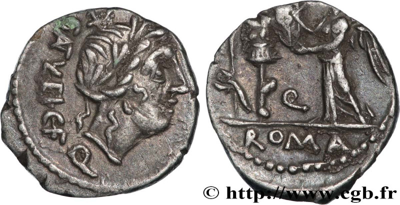 EGNATULEIA
Type : Quinaire 
Date : 97 AC. 
Mint name / Town : Rome 
Metal : silv...