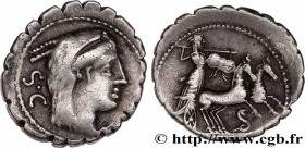 PROCILIA
Type : Denier serratus 
Date : 80 AC. 
Mint name / Town : Rome 
Metal : silver 
Millesimal fineness : 950  ‰
Diameter : 18,5  mm
Orientation ...