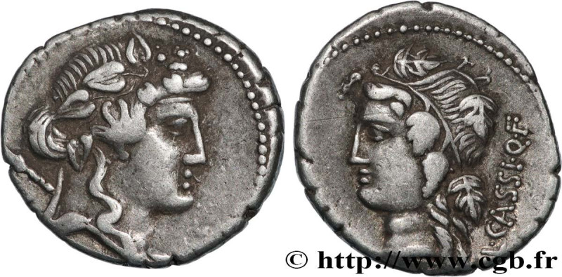 CASSIA
Type : Denier 
Date : 78 AC. 
Mint name / Town : Rome 
Metal : silver 
Mi...