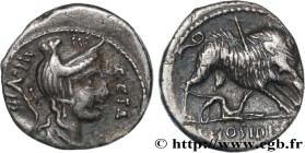 HOSIDIA
Type : Denier 
Date : 68 AC. 
Mint name / Town : Rome 
Metal : silver 
Millesimal fineness : 950  ‰
Diameter : 17  mm
Orientation dies : 3  h....