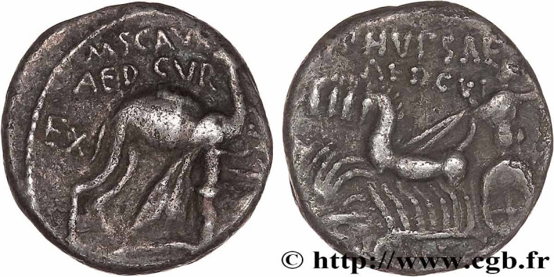 AEMILIA
Type : Denier 
Date : 58 AC. 
Mint name / Town : Rome 
Metal : silver 
M...