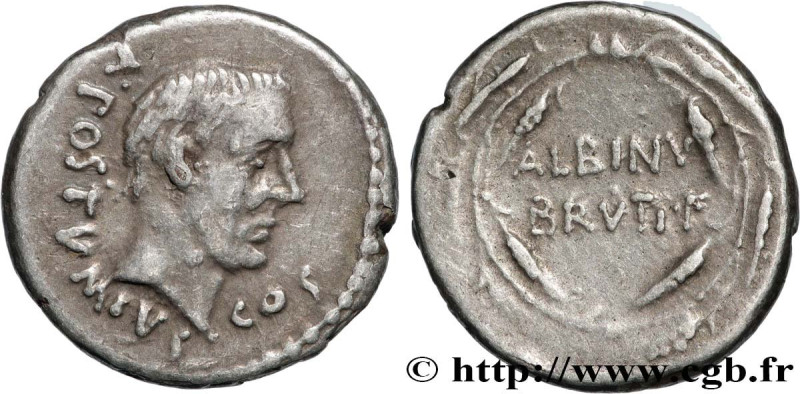 POSTUMIA
Type : Denier 
Date : 48 AC. 
Mint name / Town : Rome 
Metal : silver 
...