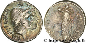 CORDIA
Type : Denier 
Date : 46 AC. 
Mint name / Town : Rome 
Metal : silver 
Millesimal fineness : 950  ‰
Diameter : 17  mm
Orientation dies : 7  h.
...