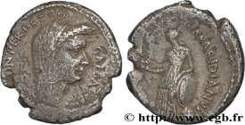 JULIUS CAESAR
Type : Denier 
Date : février - mars 
Date : 44 AC. 
Mint name / Town : Rome 
Metal : silver 
Millesimal fineness : 950  ‰
Diameter : 18...