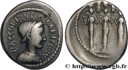ACCOLEIA
Type : Denier 
Date : 43 AC. 
Mint name / Town : Rome 
Metal : silver 
Millesimal fineness : 950  ‰
Diameter : 20,5  mm
Orientation dies : 6 ...