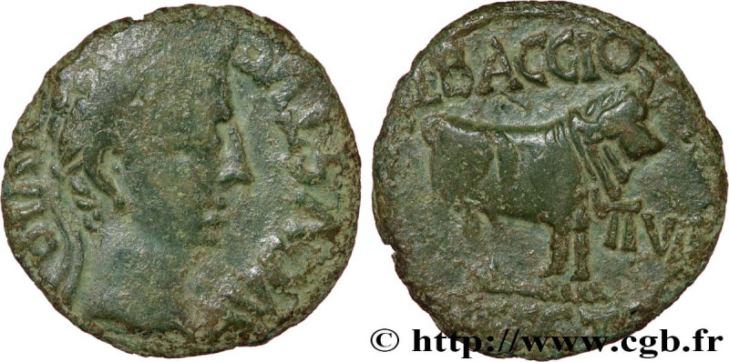 AUGUSTUS
Type : As 
Date : c. 27 AC. - 14 AD. 
Mint name / Town : Lepida-Celsa, ...