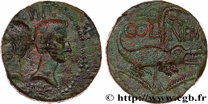 AUGUSTUS and AGRIPPA
Type : Dupondius 
Date : c. 16/15-10 AC. 
Mint name / Town ...