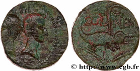 AUGUSTUS and AGRIPPA
Type : Dupondius 
Date : c. 16/15-10 AC. 
Mint name / Town : Nîmes, Gaule 
Metal : copper 
Diameter : 26,5  mm
Orientation dies :...