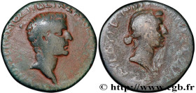 TIBERIUS and LIVIA
Type : Unité 
Date : c. 14-29 
Mint name / Town : Tarse, Augusta 
Metal : copper 
Diameter : 26  mm
Orientation dies : 12  h.
Weigh...