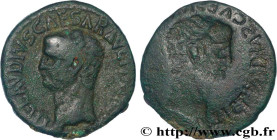 CLAUDIUS
Type : As 
Date : 50-54 
Mint name / Town : Rome 
Metal : copper 
Diameter : 27  mm
Orientation dies : 12  h.
Weight : 8,65  g.
Obverse legen...
