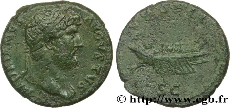 HADRIAN
Type : As 
Date : 126 
Mint name / Town : Rome 
Metal : copper 
Diameter...