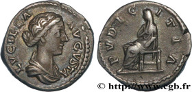 LUCILLA
Type : Denier 
Date : 164-169 
Mint name / Town : Rome 
Metal : silver 
Millesimal fineness : 800  ‰
Diameter : 18,5  mm
Orientation dies : 7 ...