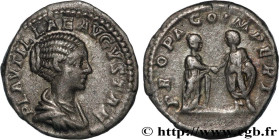 PLAUTILLA
Type : Denier 
Date : 202 
Mint name / Town : Rome 
Metal : silver 
Millesimal fineness : 550  ‰
Diameter : 18,5  mm
Orientation dies : 6  h...