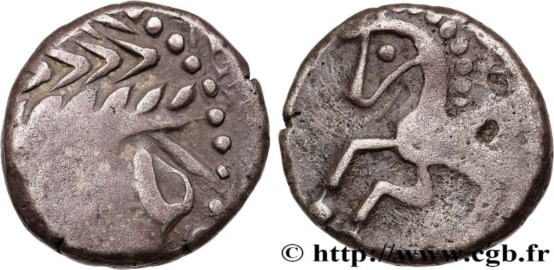 GALLIA - ALLOBROGES (Dauphiné area)
Type : Denier au cheval galopant et au “cadu...