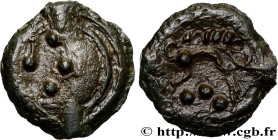 GALLIA - AULERCI EBUROVICES (Area of Évreux)
Type : Potin au sanglier enseigne 
Date : c. 60-50 AC. 
Mint name / Town : Évreux (27) 
Metal : potin 
Di...