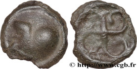 BITURIGES CUBI, UNSPECIFIED
Type : Potin au swastika, tête à droite 
Date : c. 80-50 AC. 
Metal : potin 
Diameter : 14,5  mm
Weight : 2,13  g.
Rarity ...