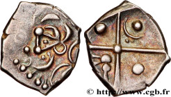 GALLIA - SOUTH WESTERN GAUL - CADURCI (Area of Cahors)
Type : Drachme “à la tête triangulaire”, S. 120 
Date : IIe-Ier siècle av. J.-C 
Metal : silver...