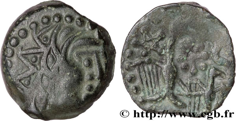 GALLIA - CARNUTES (Beauce area)
Type : Bronze à l’aigle et à la croisette 
Date ...