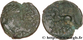 GALLIA - CARNUTES (Beauce area)
Type : Bronze TASCOBIENOS 
Date : c. 50-40 AC. 
Mint name / Town : Chartres (28) 
Metal : bronze 
Diameter : 16  mm
Or...