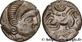 CORIOSOLITÆ (Area of Corseul, Cotes d'Armor)
Type : Statère de billon, classe I au nez droit 
Date : c. 80-50 AC. 
Mint name / Town : Saint-Brieuc (22...