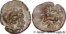 CORIOSOLITÆ (Area of Corseul, Cotes d'Armor)
Type : Statère de billon, classe Va au nez en crosse 
Date : c. 80-50 AC. 
Mint name / Town : Saint-Brieu...