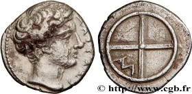 MASSALIA - MARSEILLE
Type : Obole à l'ethnique et au M 
Date : c. 425-400 AC. 
Mint name / Town : Marseille (13) 
Metal : silver 
Diameter : 9,5  mm
O...