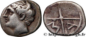 MASSALIA - MARSEILLE
Type : Obole MA, tête à gauche avec frange, dite “à la tête de Pompée” 
Date : c. 121-82 AC. 
Mint name / Town : Marseille (13) 
...