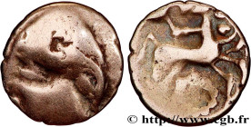 PICTONES (Area of Poitiers)
Type : Quart de statère à la roue perlée 
Date : Ier siècle avant J.-C. 
Mint name / Town : Poitiers (86) 
Metal : electru...