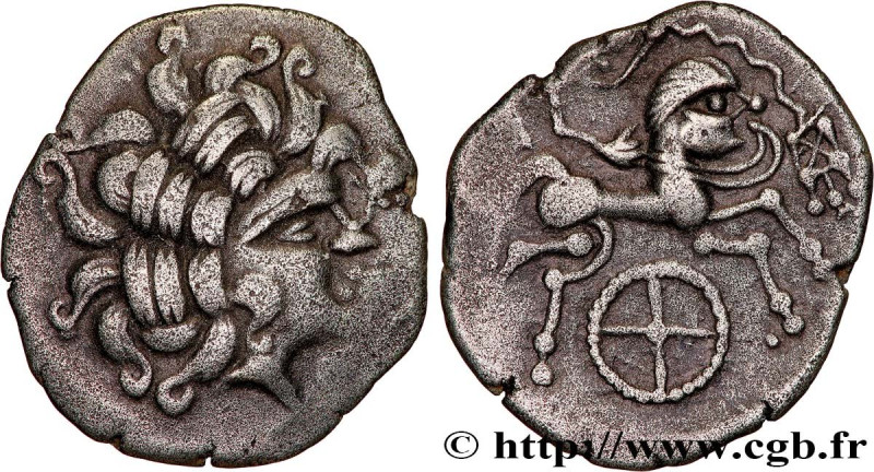 REDONES (Area of Rennes)
Type : Statère de billon, classe IV 
Date : c. 80-50 AC...